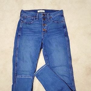 Madewell High Rise Skinny Denim 27